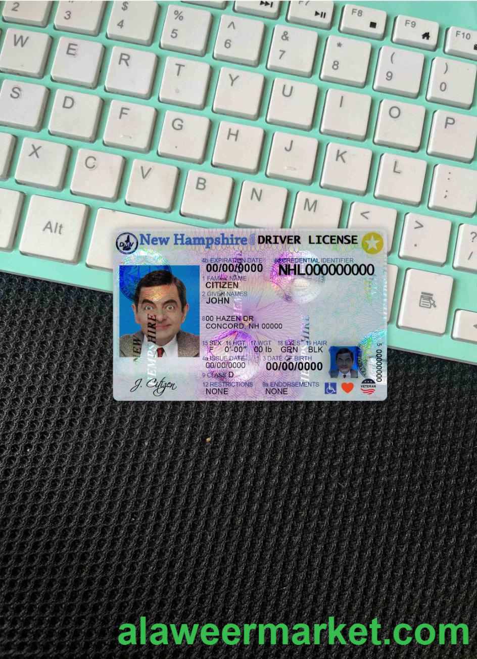 USA New hampshire DL photolook FRONT